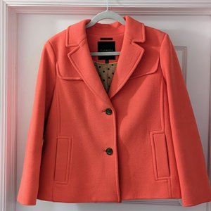 Talbots Coral Wool Blazer